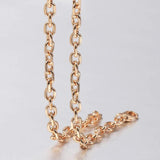 585 Rose Cable Chain Necklace Vintage Jewelry DCN50