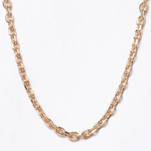 585 Rose Cable Chain Necklace Vintage Jewelry DCN50