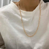 585 Rose Cable Chain Necklace Vintage Jewelry DCN50