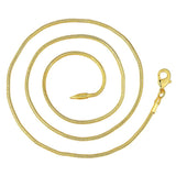 925 Silver Snake Necklace 2mm Wedding Jewelry