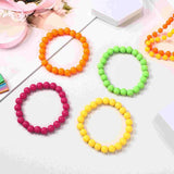 Neon Beads Bracelets & Necklaces Set for Girls & Women