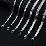 Punk Stainless Steel Snake Chain Choker Necklace