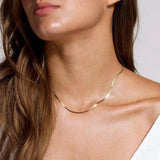 Punk Stainless Steel Snake Chain Choker Necklace