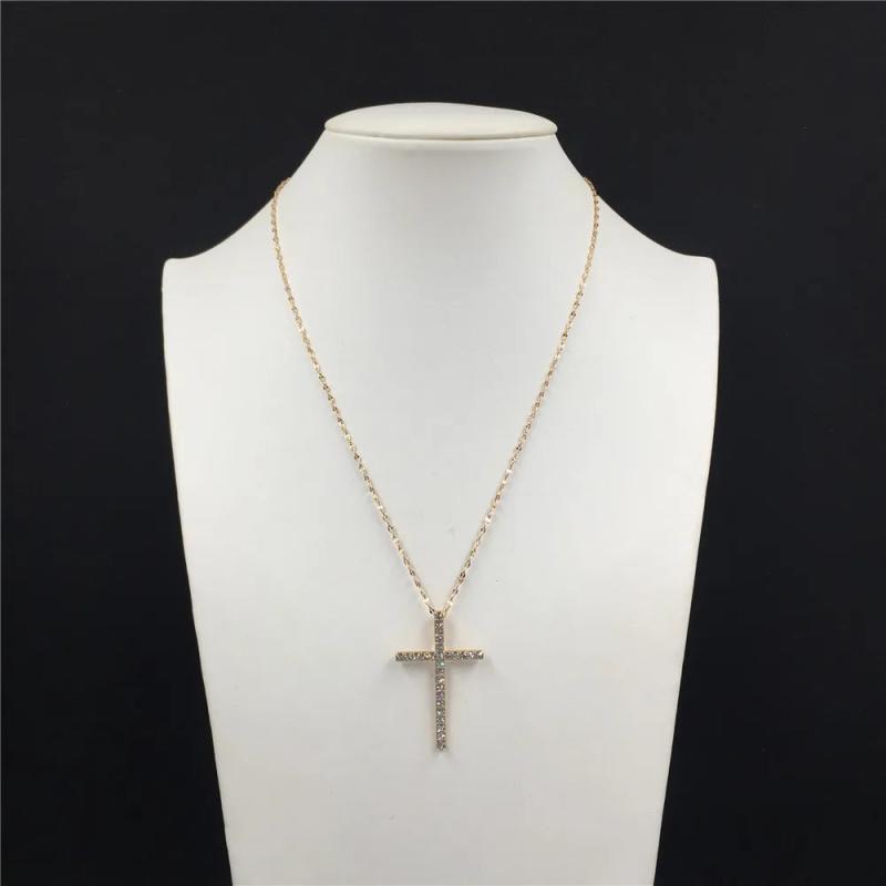 Cross Pendant Necklace for Women Men Party Wedding