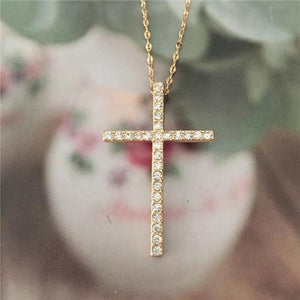 Cross Pendant Necklace for Women Men Party Wedding