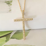 Cross Pendant Necklace for Women Men Party Wedding