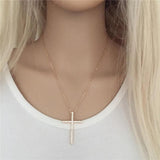 Cross Pendant Necklace for Women Men Party Wedding