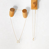Copper Zircon Boy and Girl Necklace - Love Crystal Jewelry
