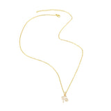Copper Zircon Boy and Girl Necklace - Love Crystal Jewelry