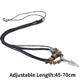 Vintage Tribal Arrow Pendant Necklace Men