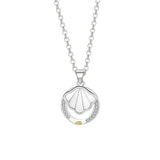 925 Silver Shell Moon Necklace for Women Giftwhale Irregular