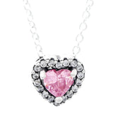 925 Silver Elegance Heart Mum Infinity Necklace for Women