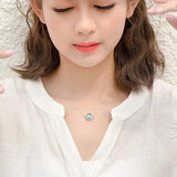 925 Silver Mermaid Tail Choker Necklace with Zircon