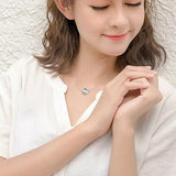 925 Silver Mermaid Tail Choker Necklace with Zircon