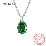 Garnet Amethyst Citrine Peridot Topaz Silver Pendant Necklace
