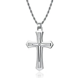 Cross Necklace Jesus Pendant Hip Hop Necklaces for Men Cross Jewelry