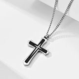 Cross Necklace Jesus Pendant Hip Hop Necklaces for Men Cross Jewelry