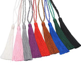 Boho Long Fringe Tassel Necklace Glass Beads Crystal Collar