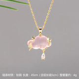 Cloud Lightning Zircon Pendant Necklace Geometric Choker