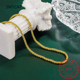 925 Sterling Silver Shinny Choker Necklace Italian Jewelry