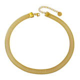 Stainless Steel Mesh Link Chain Necklace for Women