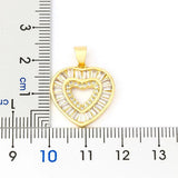 Nidin Heart Pendant Necklace for Couples