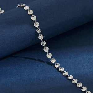 5mm Sunshine Women Vintage Necklace Stainless Steel Round Link Chain Silver