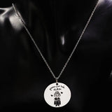 Spain Grandmother Stainless Steel Necklace for Women