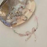 Colorful Crystal Star Flower Necklace for Women