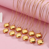 12 Constellation Necklace Zodiac Signs Stainless Steel Coffee Beans Pendant