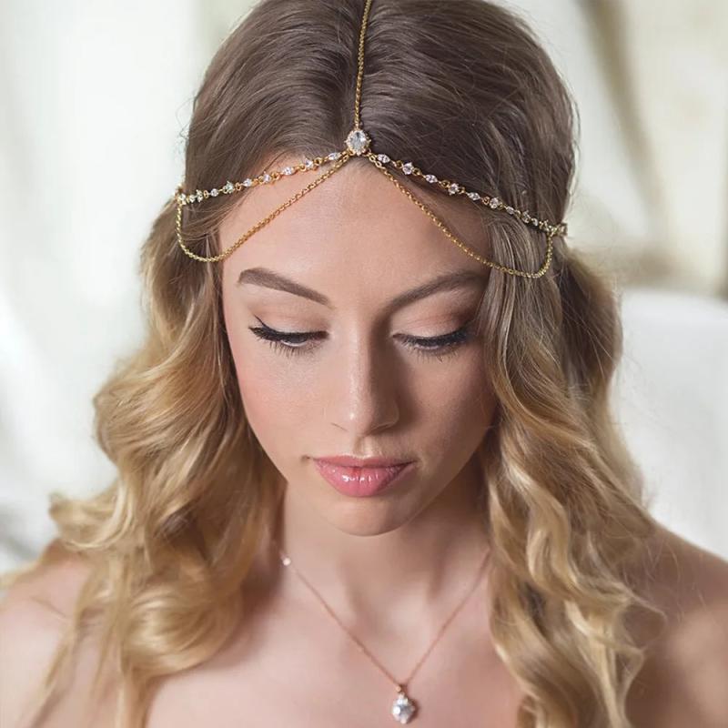 Stonefans Bohemia Rhinestone Head Chain Hair Accessories