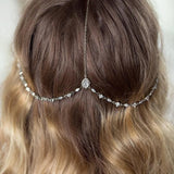 Stonefans Bohemia Rhinestone Head Chain Hair Accessories