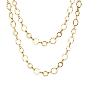 Stainless Steel Women Circular Ring Chocker Necklace Bracelet