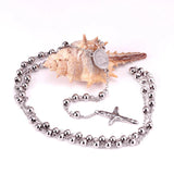 Christianity Rosary Beads Necklaces with Cross Pendant