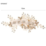 Rhinestone Bride Hair Jewelry Pearl Hairpin Headdress