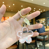 Cherry Blossoms Shape Keychains for Couples Boutique Star Bag Pendant