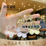 Cherry Blossoms Shape Keychains for Couples Boutique Star Bag Pendant