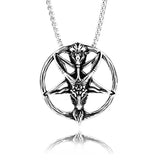 Vintage Goat Stainless Steel Pendant Hip Hop Necklaces for Men