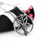 Vintage Goat Stainless Steel Pendant Hip Hop Necklaces for Men