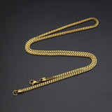 High Women Necklace Stainless Steel Chain Gold/Silver Mens Necklace