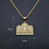 Hip Hop Hiphop Last Dinner Pendant Necklace Stainless Steel