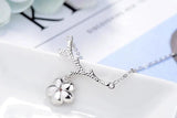 925 Sterling Silver Sakura Flower Necklace Cherry Blossoms with Chain Choker