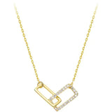 925 Sterling Silver Zircon Necklace Pendant for Women