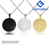 Spanish Lord's Prayer Pendant Necklace Silver Jewelry Chain