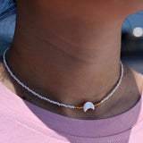 Crystal Beads Star Choker Pendant Necklace for Women