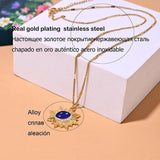 Crystal Beads Star Choker Pendant Necklace for Women