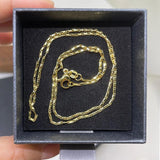 24k Gold Necklace for Women Charm Wedding Jewelry Gift