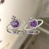 Korea Women Crystal Necklace Sets Rhinestone Pearl Jewelry