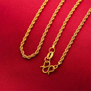 2mm Bead Chain Necklace for Women Wedding Jewelry