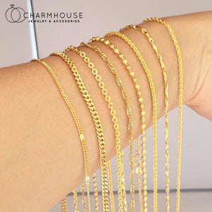 2mm Bead Chain Necklace for Women Wedding Jewelry